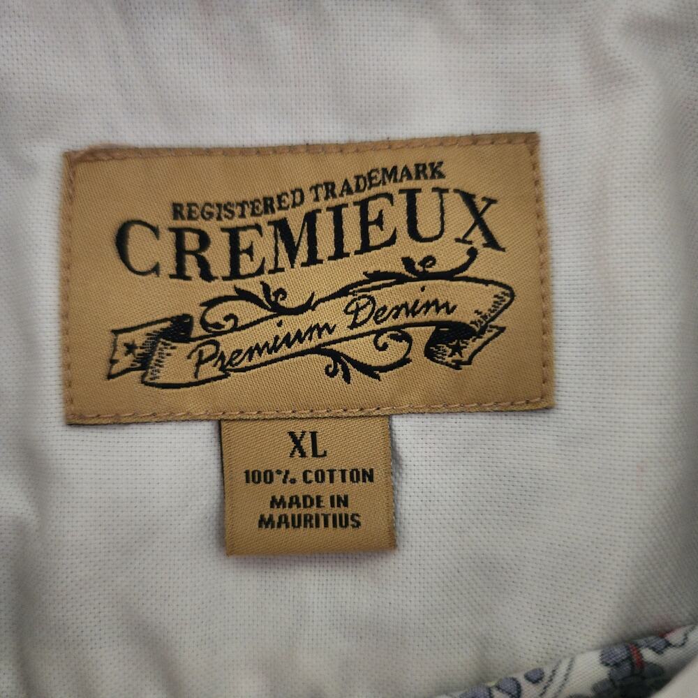 Cremieux Premium Denim Men's Large Cotton Paisley Print Long Sleeve Button Down - Picture 8 of 9
